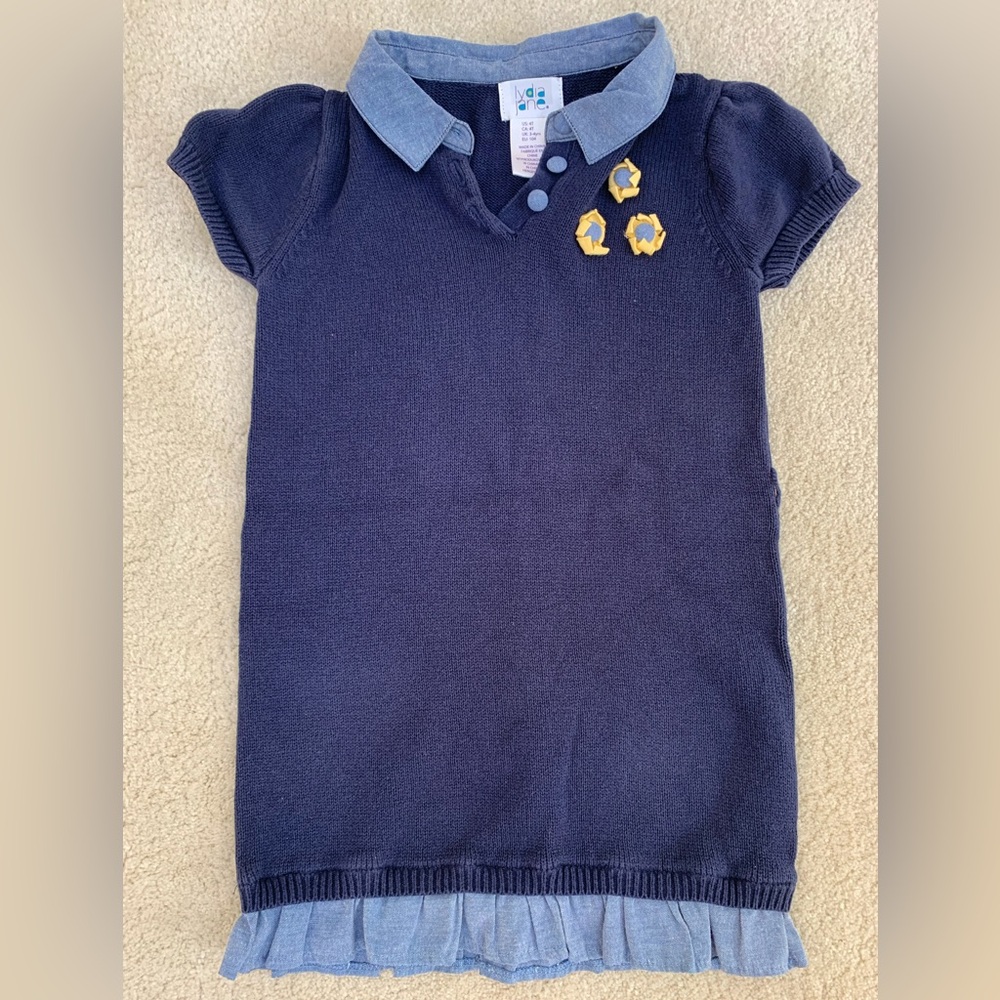 Navy Blue Kids Polo Shirt